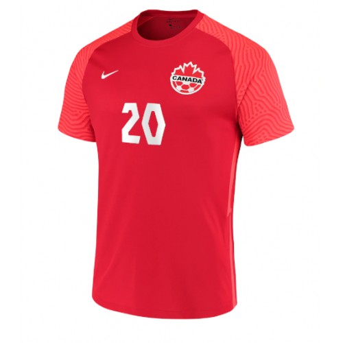 Canada Jonathan David #20 Hjemmedrakt VM 2022 Kortermet Canada Jonathan David #20 Hjemmedrakt VM 2022 Kortermet